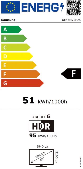 TV SAMSUNG UE43M72HAUXXH (109 cm, 4K Ultra HD, LED, HDR, Smart TV, DVB-T2/C/S2)-3