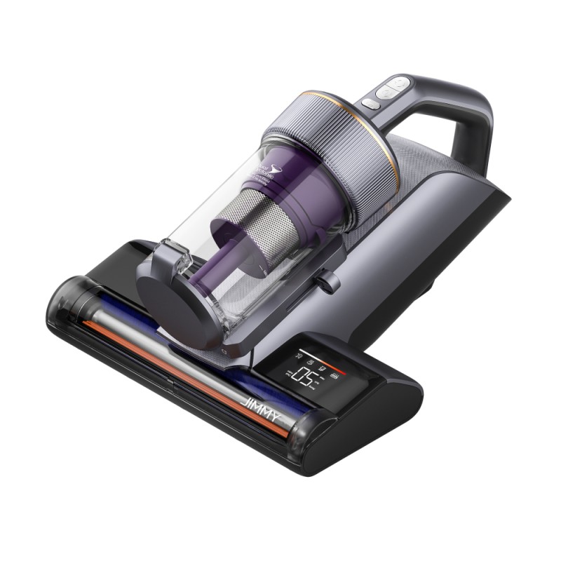 Usisavač protiv grinja JIMMY BX8 Pro (600 W, 17 kPa, UV sterilizacija, ultrazvuk, aroma kapsule, siva boja)