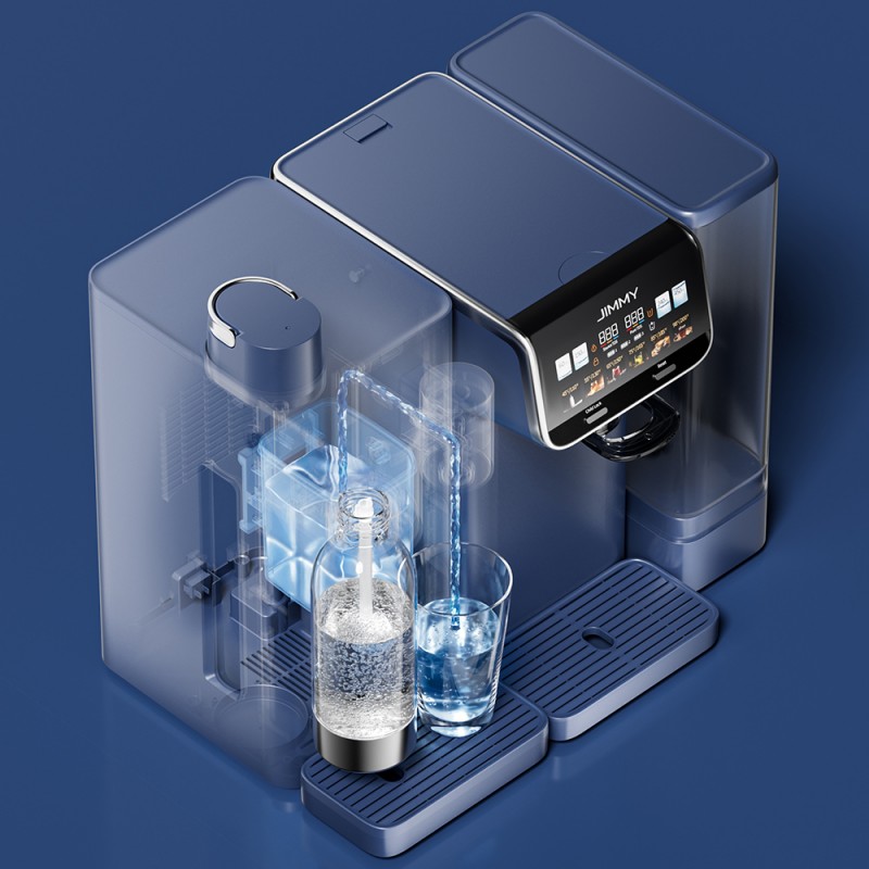 Modul za gaziranu vodu JIMMY Matrix S9 (100 W, 0,75 l, hlađenje 10-15°C, siva boja)-2