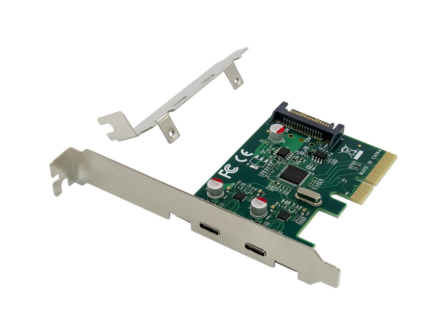 PCIe kartica CONCEPTRONIC EMRICK13G (2x USB 3.2 Gen 2 Type-C)