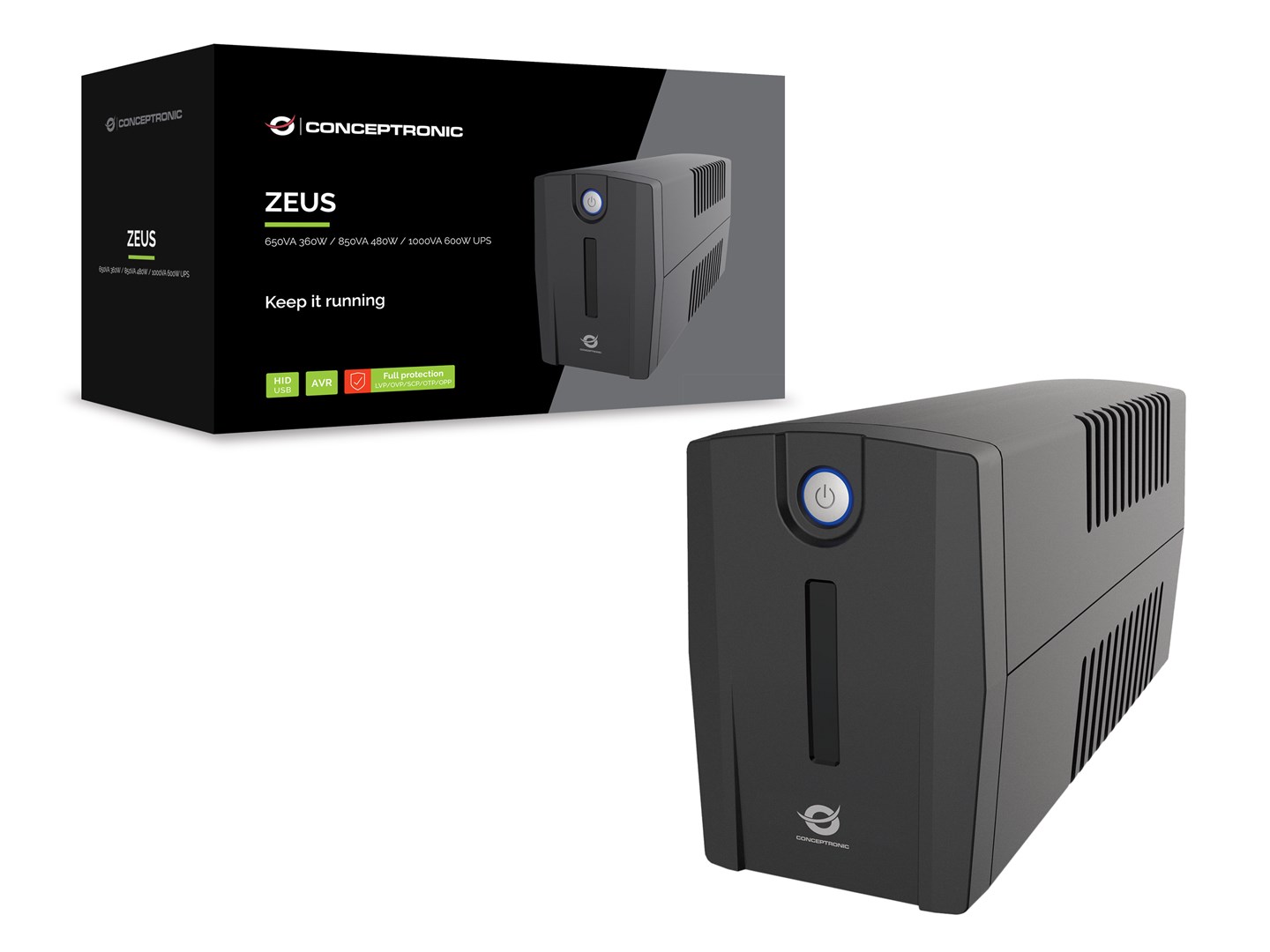 UPS CONCEPTRONIC ZEUS02G 850VA 480W-4