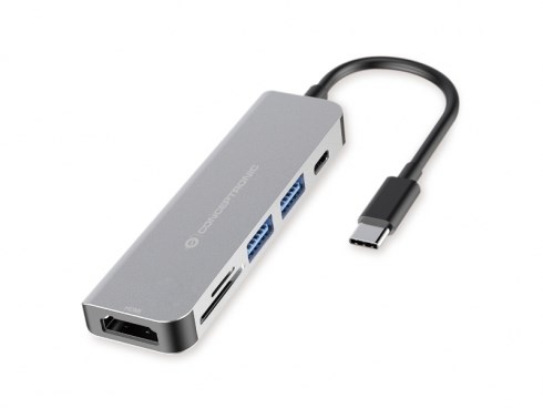 USB-C Hub CONCEPTRONIC DONN02G (4x USB 3.0, PD 60W)