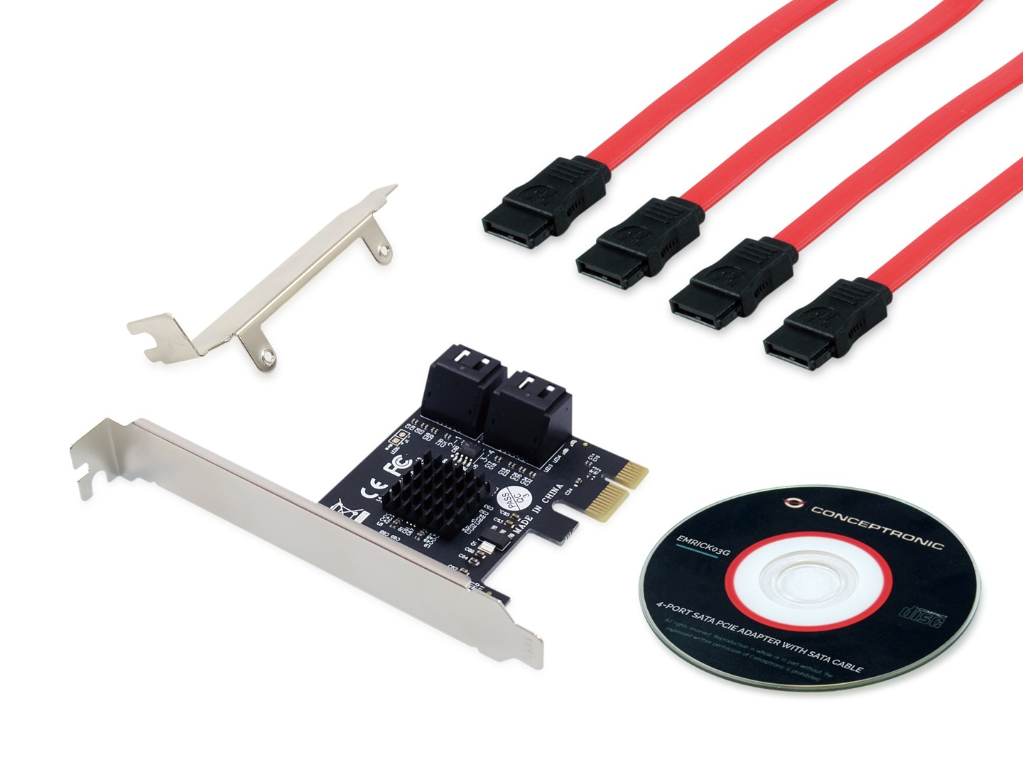 PCIe kartica CONCEPTRONIC EMRICK, 4x SATA III porta-1
