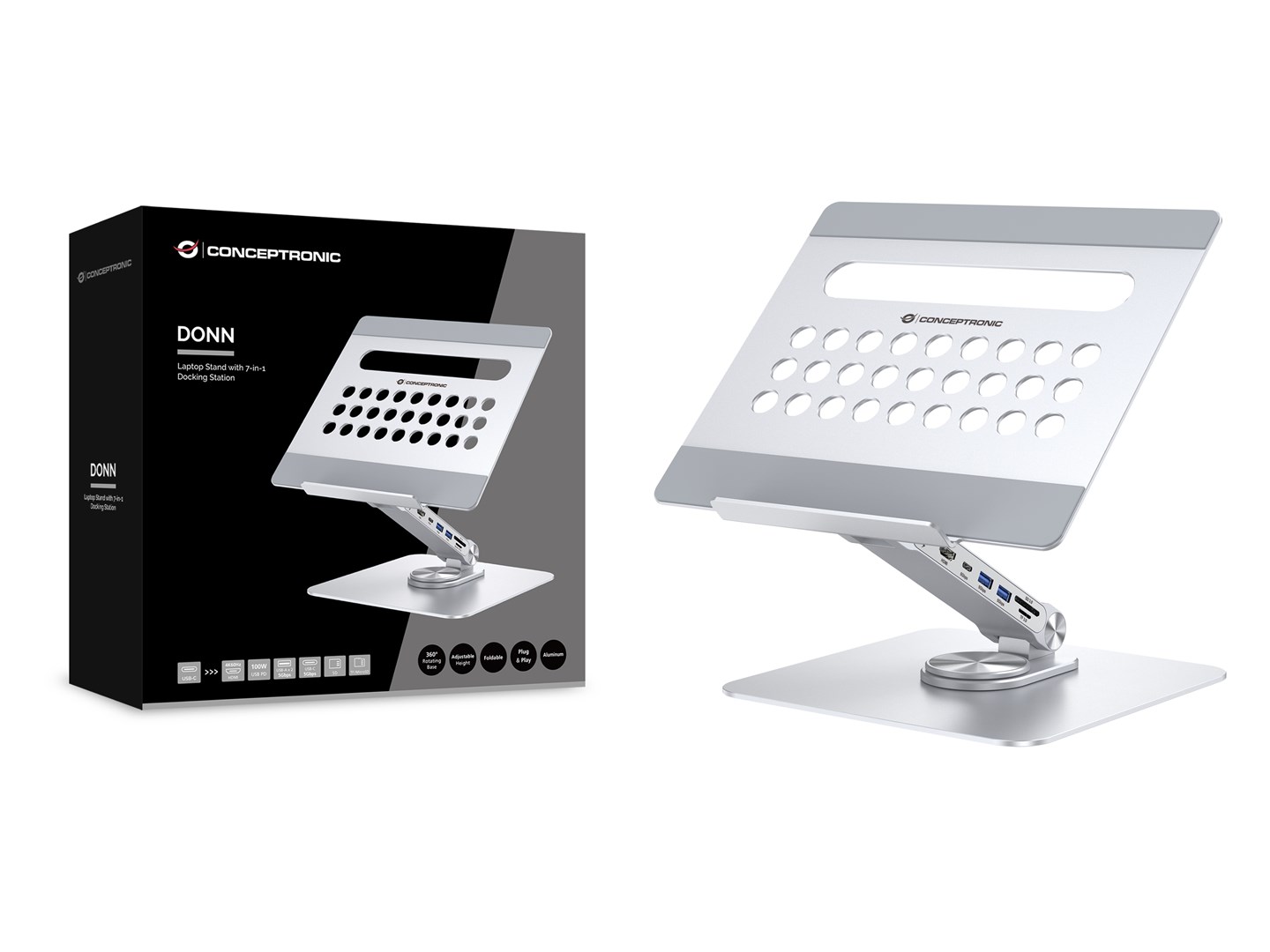 Prijenosni Bluetooth zvučnik CONCEPTRONIC DONN27G sivi-7