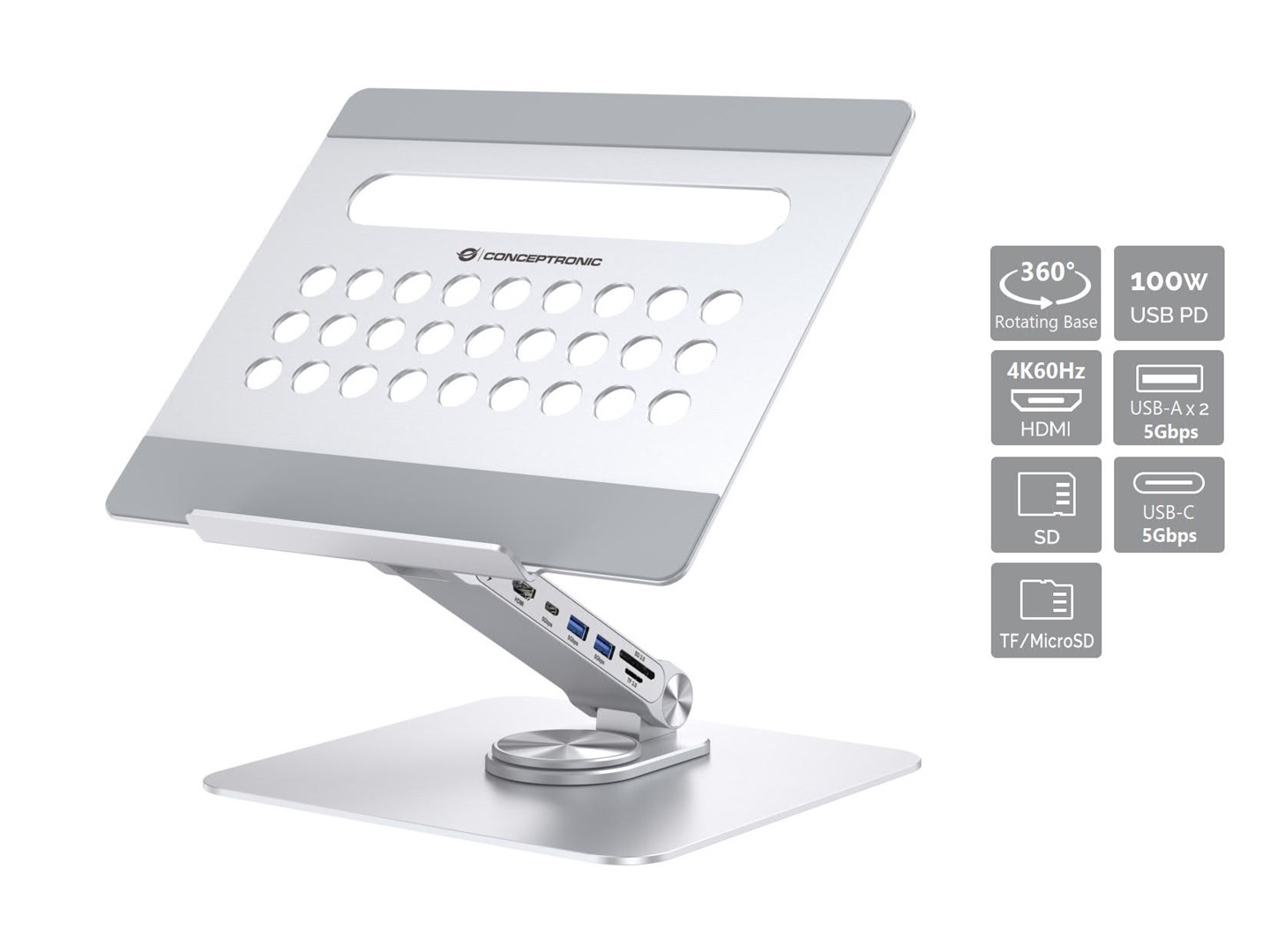 Prijenosni Bluetooth zvučnik CONCEPTRONIC DONN27G sivi-0