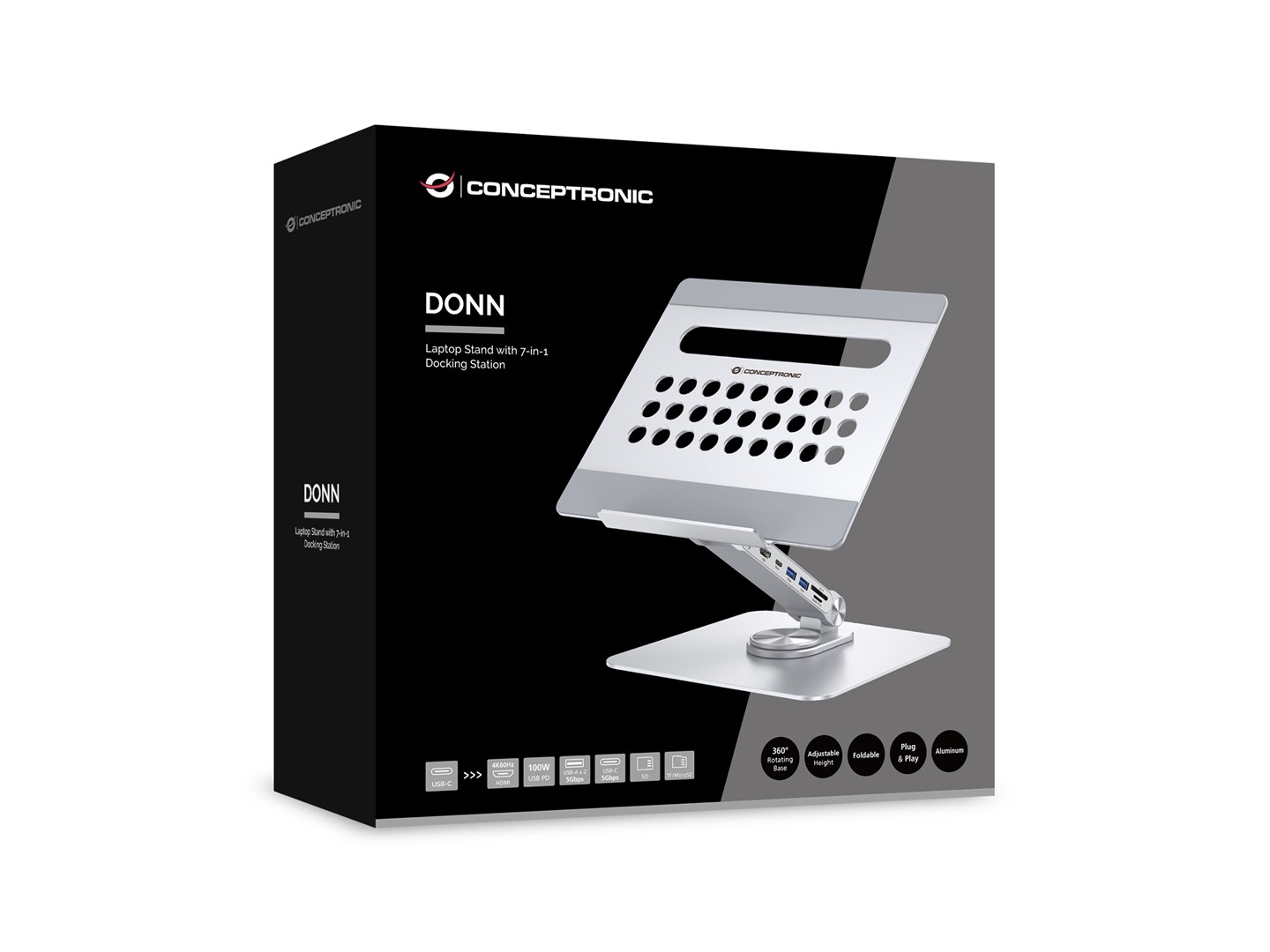 Prijenosni Bluetooth zvučnik CONCEPTRONIC DONN27G sivi-8