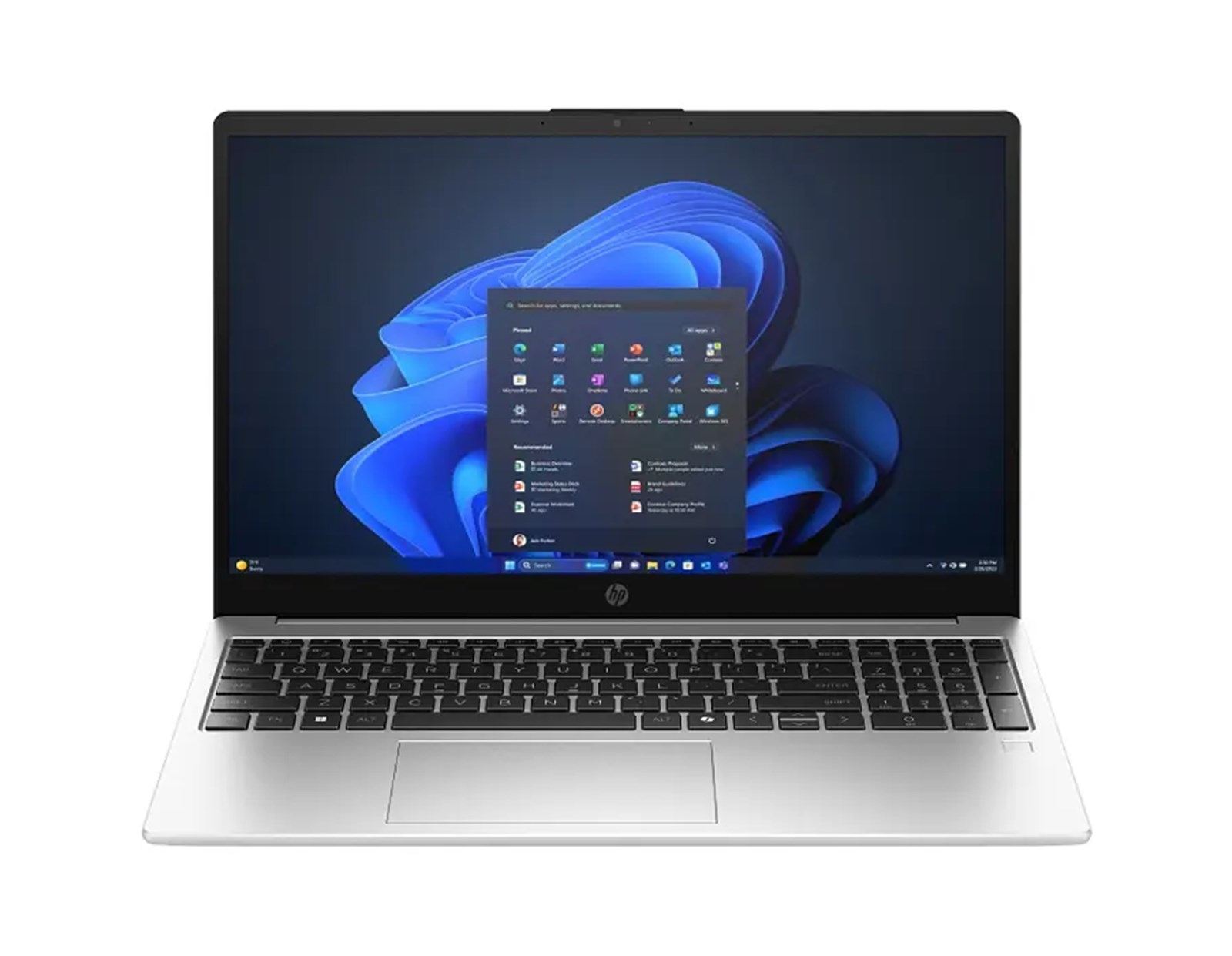 Laptop HP 255R G10 (15.6", IPS, FHD, Ryzen 3 7335U, 16 GB, 512 GB SSD, Radeon 660M, Windows 11 Pro, HR tipkovnica, srebrna boja)