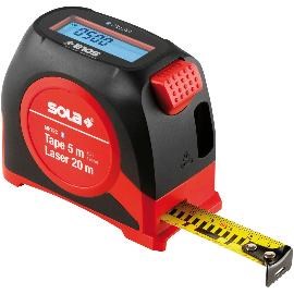 Mjerna traka i laserski daljinomjer SOLA METEC (5m/20m, Bluetooth)