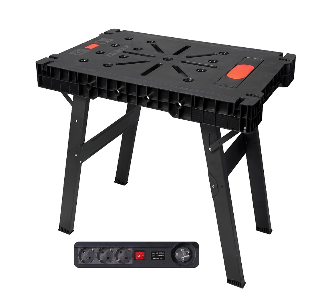 Sklopivi radni stol AWTOOLS AW70020 s razdjelnikom-0