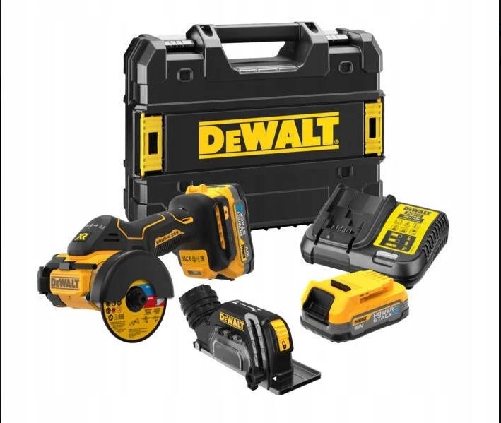 Akumulatorska kutna brusilica DEWALT DCG430E2T 18V XR (76mm, 2x1.7Ah, TSTAK)