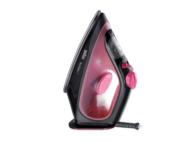 Braun TexStyle 1 Dry & Steam iron Ceramic soleplate 2000 W Black, Purple-2