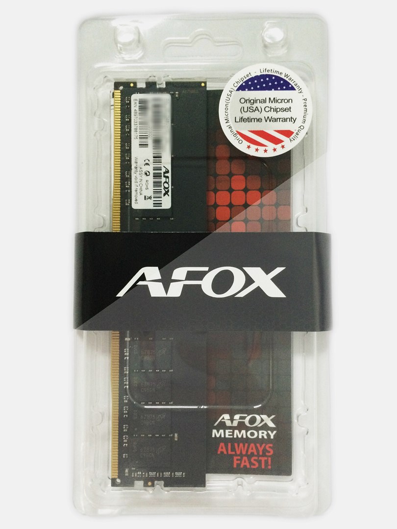 AFOX AFLD44EN1P memory module 4 GB 1 x 4 GB DDR4 2400 MHz-0