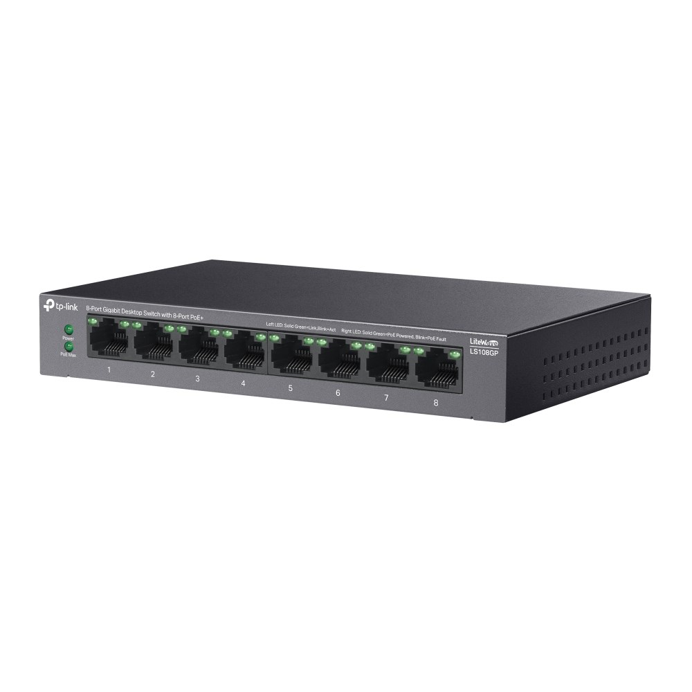 TP-Link LiteWave 8-Port Gigabit Desktop Switch with 8-Port PoE+-2