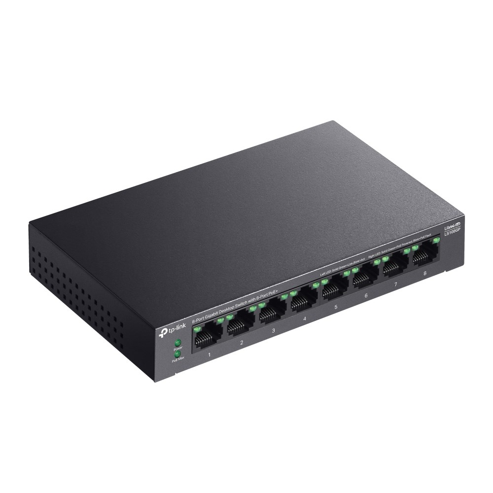 TP-Link LiteWave 8-Port Gigabit Desktop Switch with 8-Port PoE+-3