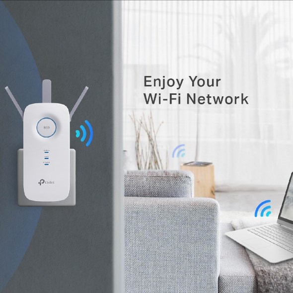 TP-Link RE450 network extender Network repeater White 10, 100, 1000 Mbit/s-2