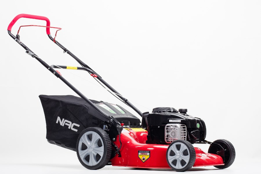 NAC PETROL LAWN MOWER WITHOUT DRIVE 46cm BRIGGS & STRATTON 140cc LP46-500E-H BS500E