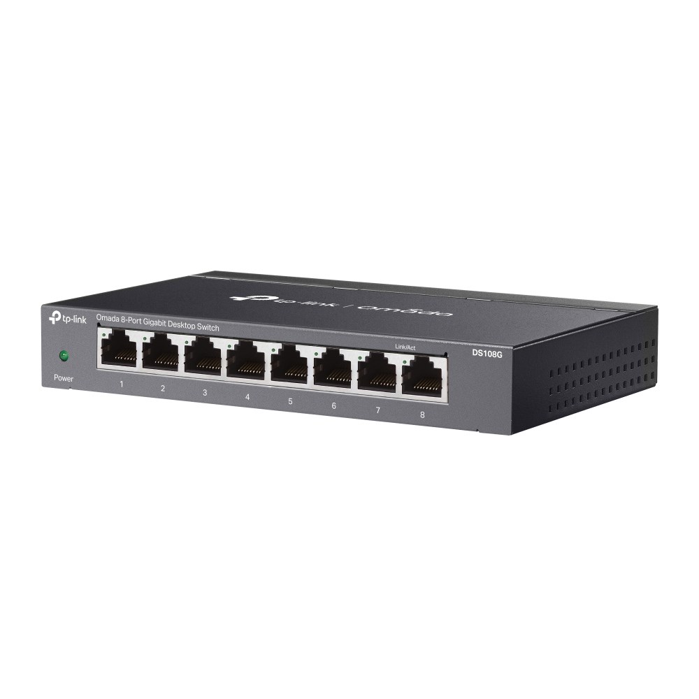 TP-Link Omada DS108G network switch Unmanaged Gigabit Ethernet (10/100/1000) Black-2