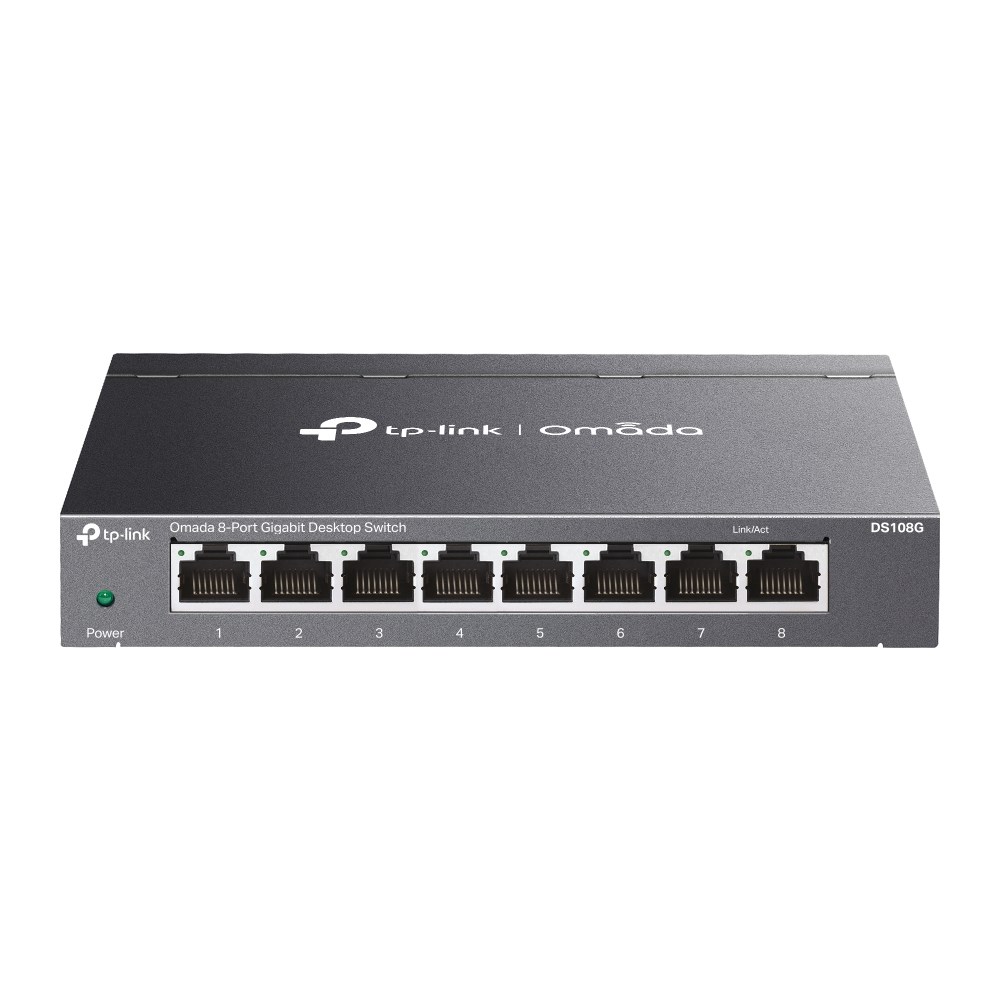 TP-Link Omada DS108G network switch Unmanaged Gigabit Ethernet (10/100/1000) Black-0