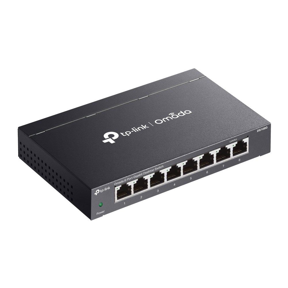 TP-Link Omada DS108G network switch Unmanaged Gigabit Ethernet (10/100/1000) Black-3