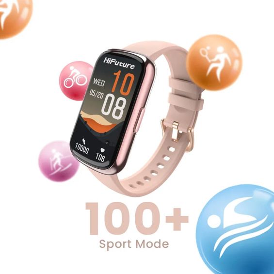 Pametni sat HIFUTURE Evo2, Rose Gold-1