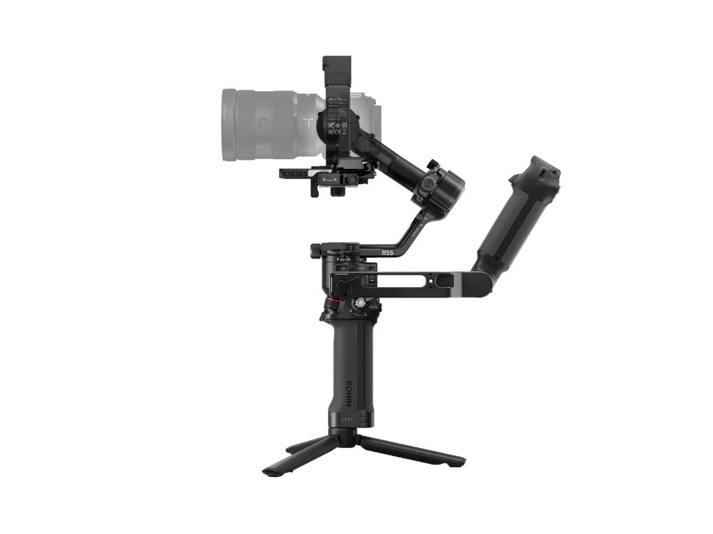Gimbal stabilizator DJI RS 5 Combo (3-osna stabilizacija, nosivost do 3 kg, do 14 h rada, crna boja)-5