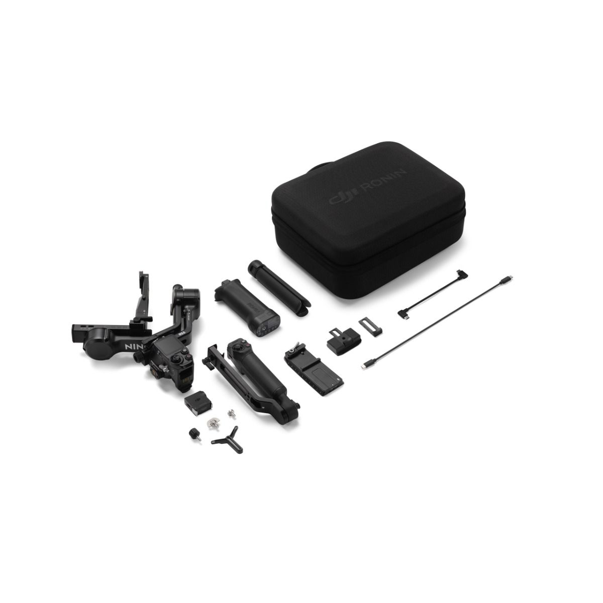 Gimbal stabilizator DJI RS 5 Combo (3-osna stabilizacija, nosivost do 3 kg, do 14 h rada, crna boja)-5
