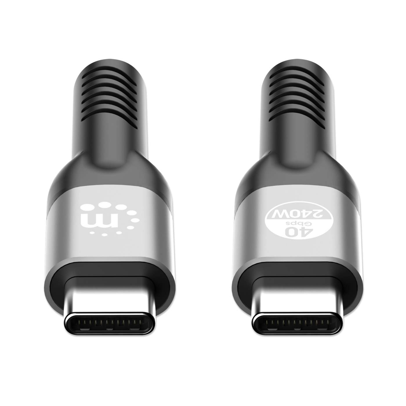 Kabel MANHATTAN USB4 USB-C na USB-C (40Gbps, 240W, 2m), crna boja-2