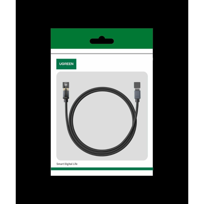 Ugreen UTP Cat8 braided round network cable, 1M-5