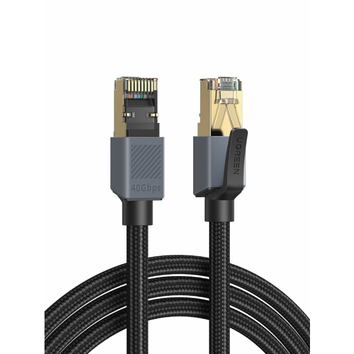 Ugreen UTP Cat8 braided round network cable, 2M
