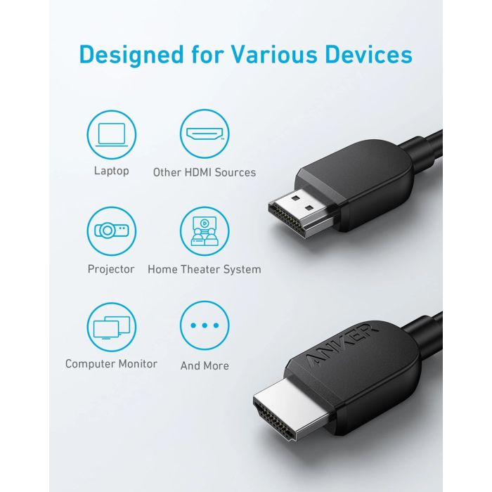 Anker HDMI 2.1 cable, 8K, 1.8m-5