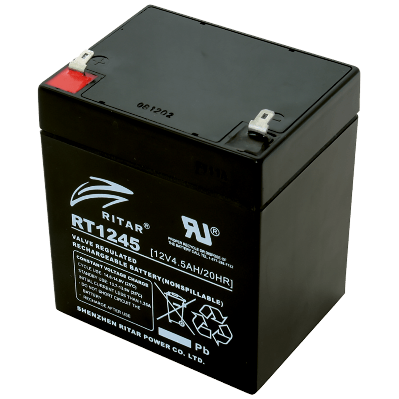 Akumulatorska baterija HOME RT 1245E (12V / 4.5 Ah)-0