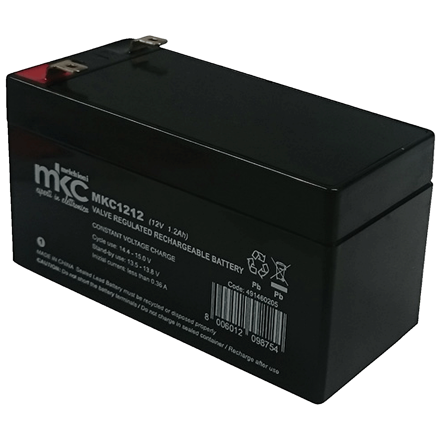Akumulatorska baterija MKC MKC1212 (12V / 1.2Ah)-0