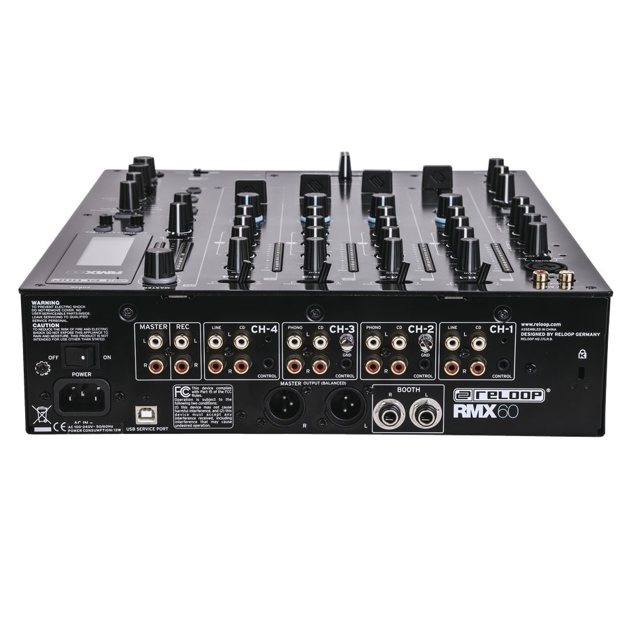 Reloop RMX-60 audio mixer 5 channels 20 - 20000 Hz Black-2