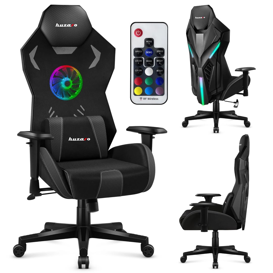 Fotel gamingowy Huzaro Combat 7.6 RGB Black