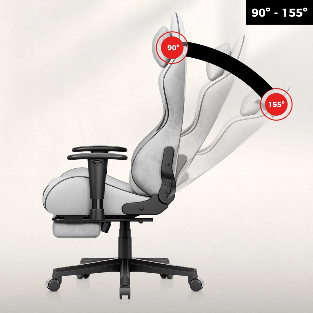 Fotel gamingowy Huzaro Force 5.7 Grey-3
