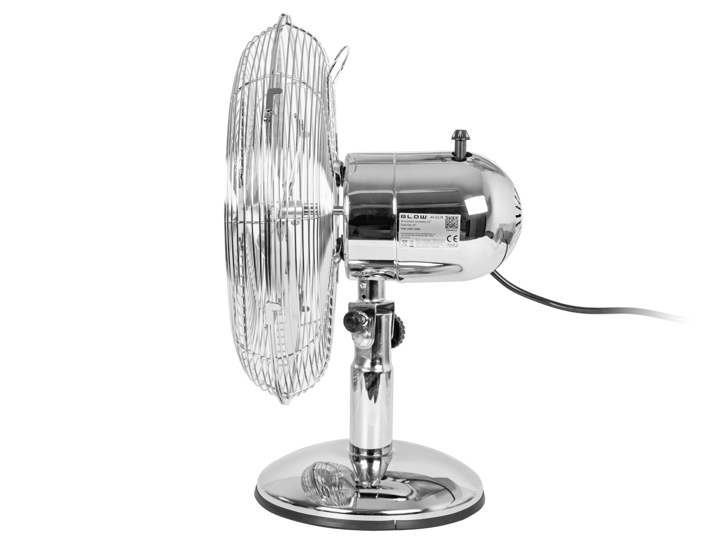 BLOW 12"/30cm 50W Silver Metal Desk Fan-4