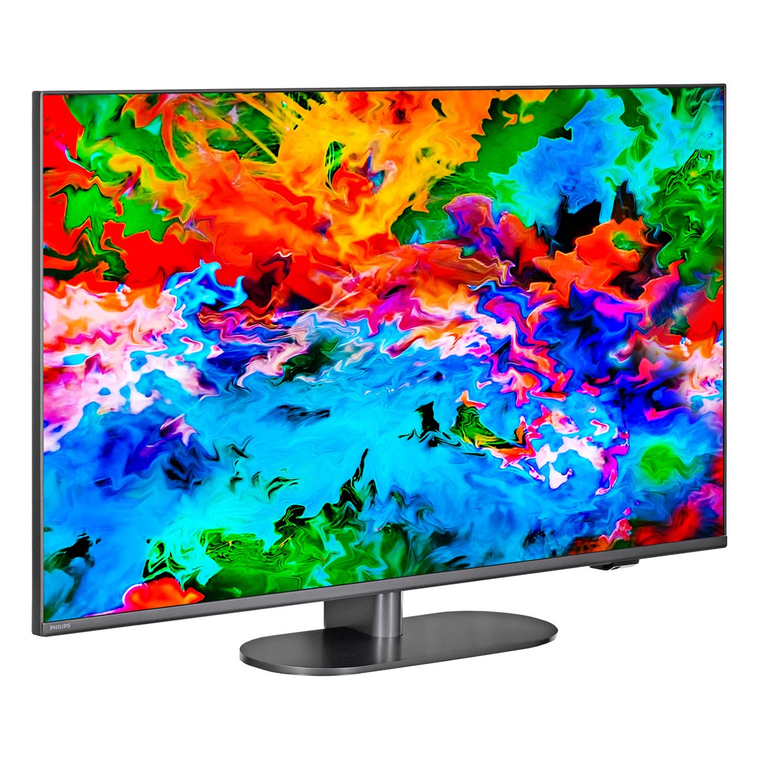 TV PHILIPS 50PUS9010/12 50" (QLED 127 cm, 4K UHD, Titan OS, HDR10+, DVB-T/T2/C/S/S2, siva boja)-1