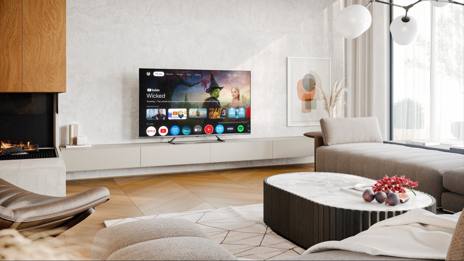 TV SHARP 55JP7265E 55" (QLED 139 cm, 4K UHD, Google TV, HDR10, Dolby Vision, DVB-T/T2/C/S/S2, crna boja)-5