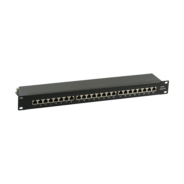 EFB Elektronik EFB-Elektronik - Patch Panel - Rack montierbar - RJ-45 X 24 - Schwarz, RAL 9005 - 1U - 48.3 cm (19")-0