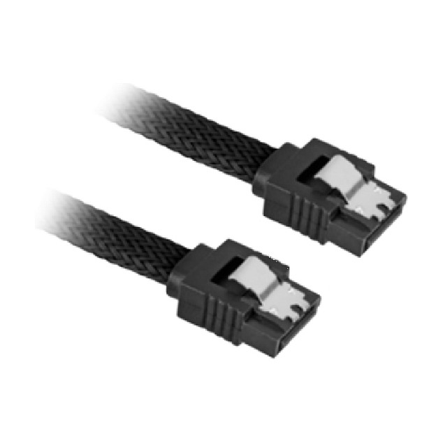 Sharkoon Kabel SATA III sleeve 0.60m schwarz-0