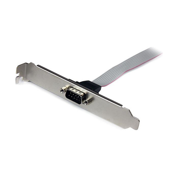 StarTech 16in 40cm 9 Pin Serial Male to 10 Pin Motherboard Header Slot Plate-2
