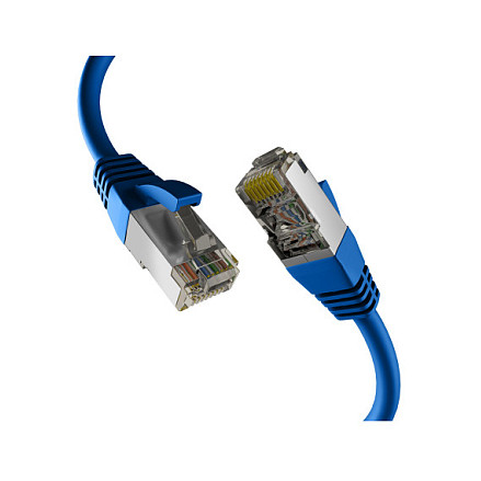 EFB RJ45 Patchkabel S/FTP PIMF Cat8.1 7,50m blau