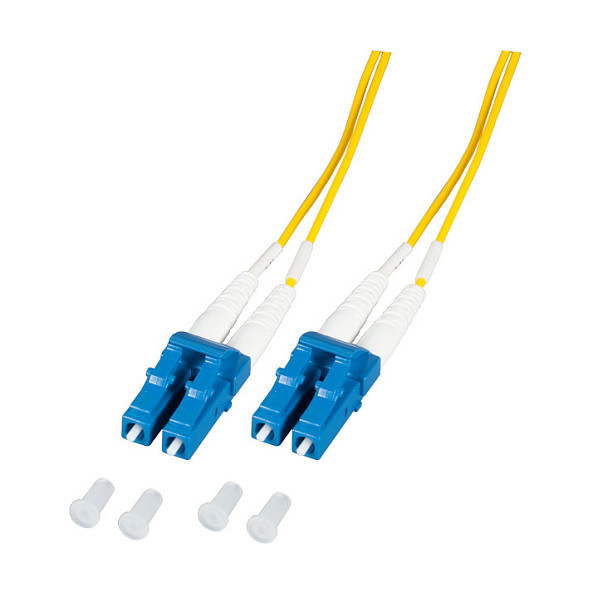 EFB Duplex Patchkabel LC-LC OS2 G652D 10m LSZH 1,2mm gelb-0