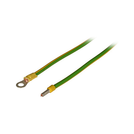 Kabel za uzemljenje EFB 1m 6mm² (M6 prstenasta stopica)-0