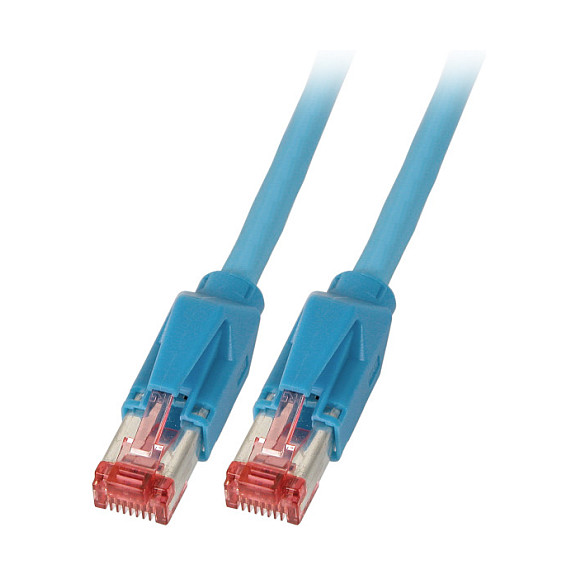 EFB RJ45 Patchkabel Cat.6A S/FTP LSZH Dtwyler 7702 TM21 blau 1m-0