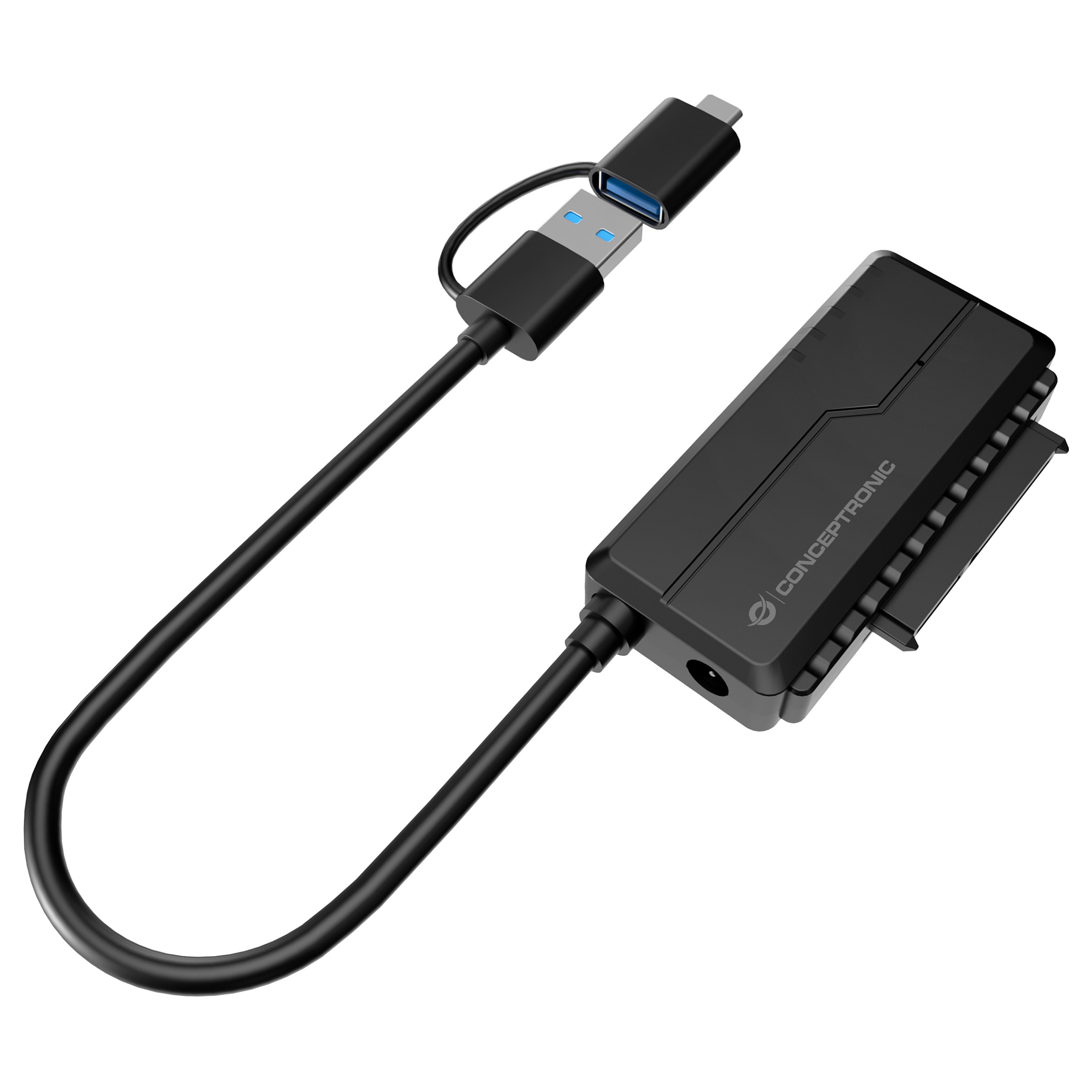 Adapter CONCEPTRONIC CUSBC3SATA USB 3.0 na SATA za 2.5" diskove (s USB-C adapterom)-1
