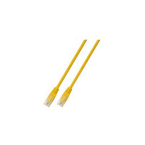 EFB RJ45 Patchkabel Cat.5e U/UTP PVC CCA gelb 3m-0