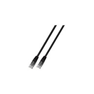EFB RJ45 Patchkabel Cat.5e U/UTP PVC CCA schwarz 10m-0