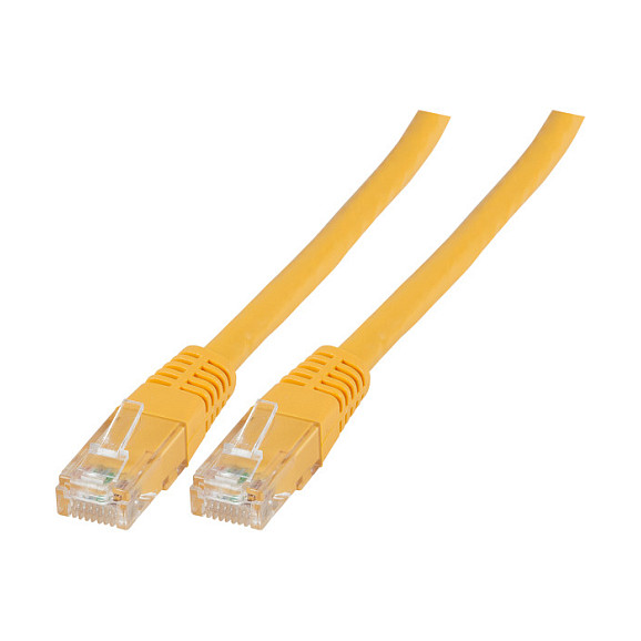 EFB RJ45 Patchkabel Cat.6 U/UTP PVC CCA gelb 20m-0