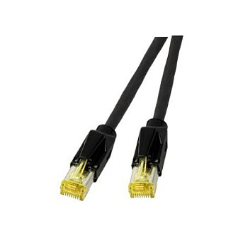 EFB RJ45 Patchkabel Cat.6A S/FTP LSZH Draka UC900 TM31 schwarz 5m-0